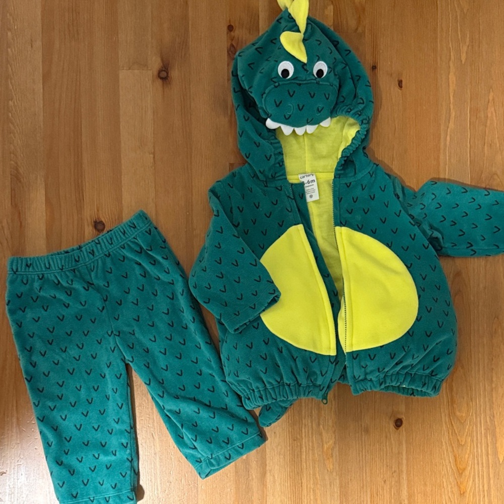 Carter's Yellow and Green Dragon Costume